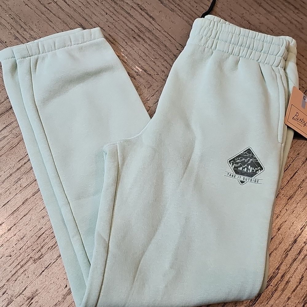 Kids Mint Green Joggers Size 12 NWT Bixby NOMAD